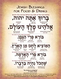 Jewish Blessings in Hebrew - PDF