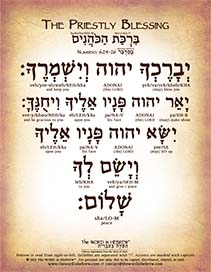 Priestly Blessing In Hebrew - Pdf-V