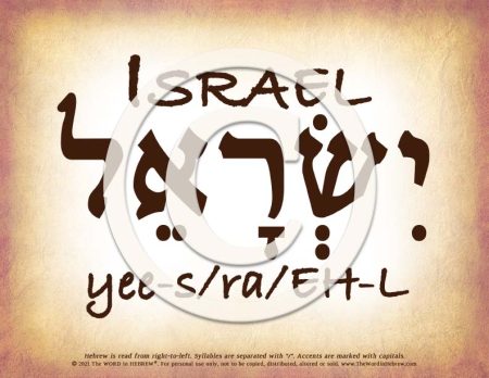 Israel in Hebrew - PDF